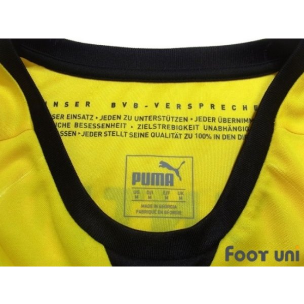 Photo5: Borussia Dortmund 2015-2016 Home Shirt #28 Ginter