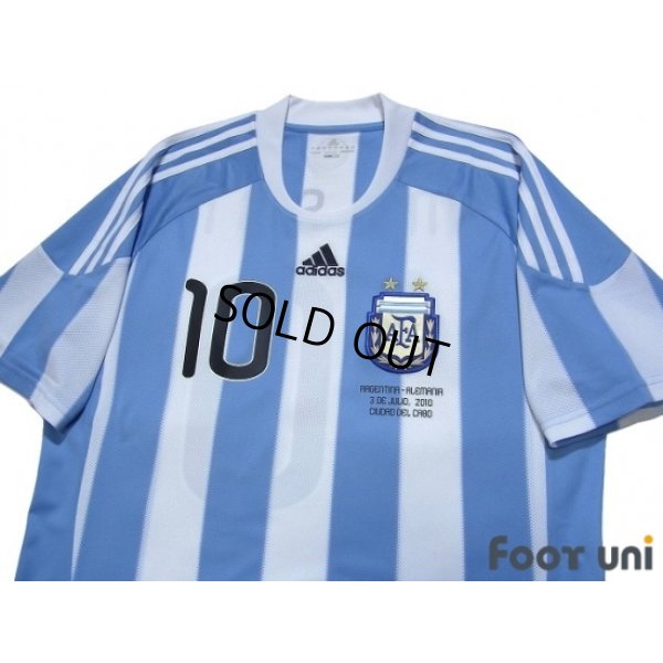 Photo3: Argentina 2010 Home Shirt #10 Messi
