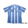 Photo1: Argentina 2010 Home Shirt #10 Messi (1)
