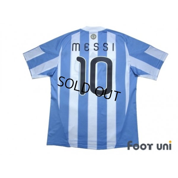 Photo2: Argentina 2010 Home Shirt #10 Messi