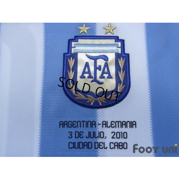 Photo6: Argentina 2010 Home Shirt #10 Messi