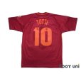 Photo2: AS Roma 1997-1998 Home Shirt #10 Totti (2)