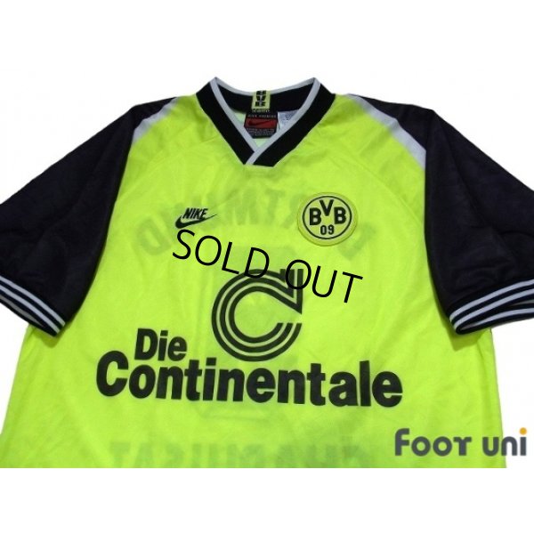 Photo3: Borussia Dortmund 1995-1996 Home Shirt #9 Chapuisat