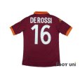 Photo2: AS Roma 2012-2013 Home Shirt #16 De Rossi (2)