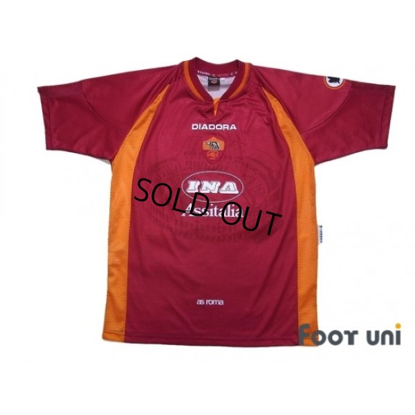 Photo1: AS Roma 1997-1998 Home Shirt #10 Totti