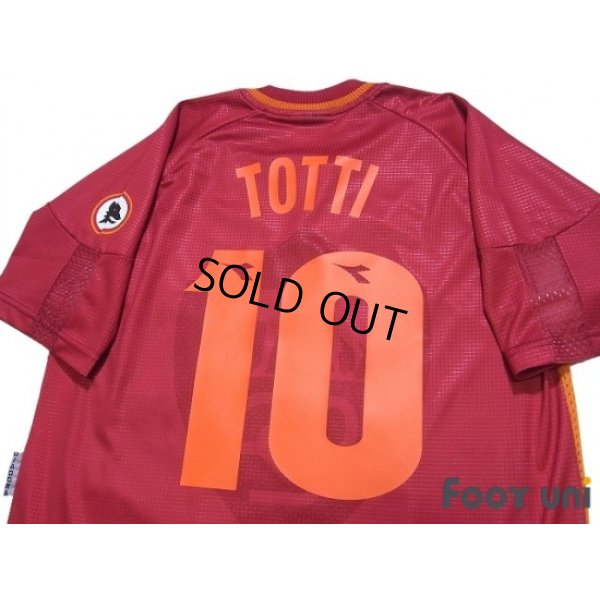 Photo4: AS Roma 1997-1998 Home Shirt #10 Totti
