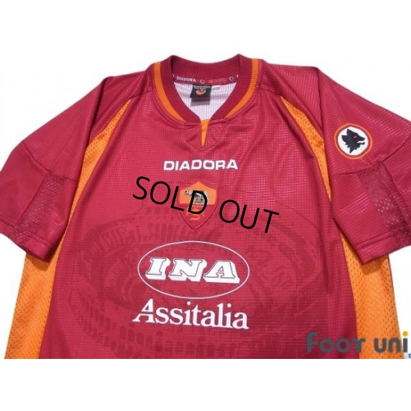 Photo3: AS Roma 1997-1998 Home Shirt #10 Totti