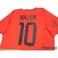 Photo4: Belgium 2002 Home Shirt #10 Walem 2002 FIFA World Cup Korea Japan Patch/Badge