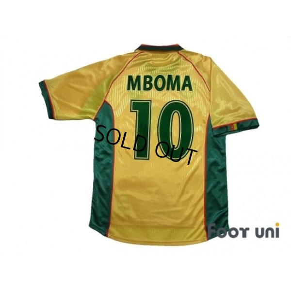 Photo2: Cameroon 1998 Away Shirt #10 Mboma