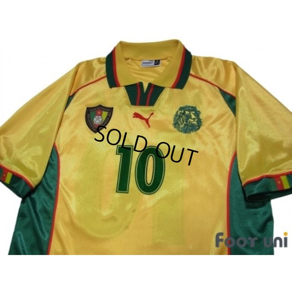 Photo3: Cameroon 1998 Away Shirt #10 Mboma