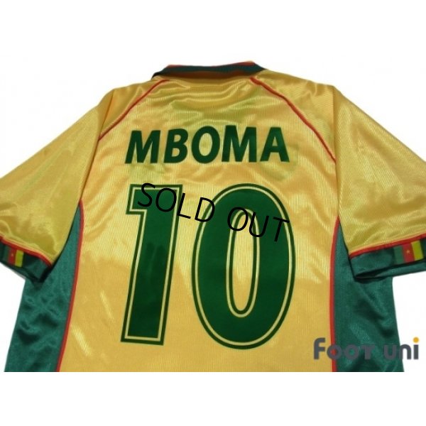 Photo4: Cameroon 1998 Away Shirt #10 Mboma