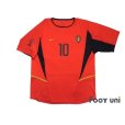 Photo1: Belgium 2002 Home Shirt #10 Walem 2002 FIFA World Cup Korea Japan Patch/Badge (1)
