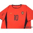 Photo3: Belgium 2002 Home Shirt #10 Walem 2002 FIFA World Cup Korea Japan Patch/Badge