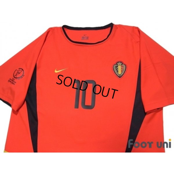 Photo3: Belgium 2002 Home Shirt #10 Walem 2002 FIFA World Cup Korea Japan Patch/Badge