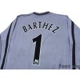 Photo4: Manchester United 2001-2002 Centenario GK Long Sleeve Shirt #1 Barthez 