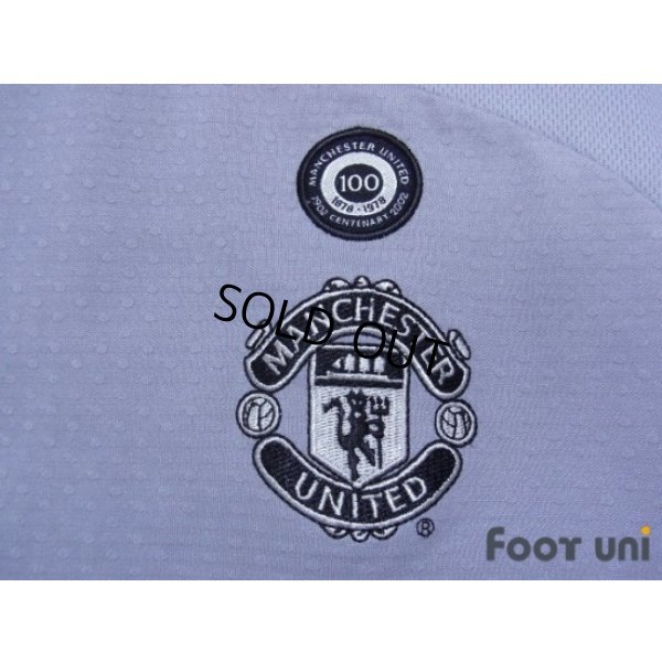 Photo6: Manchester United 2001-2002 Centenario GK Long Sleeve Shirt #1 Barthez 