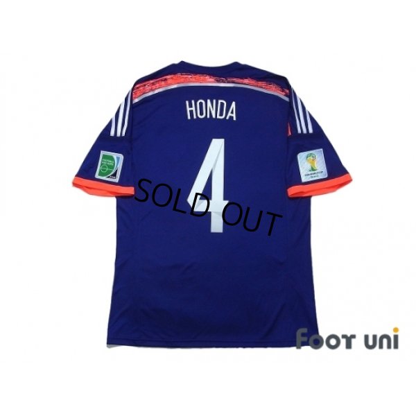 Photo2: Japan 2014 Home Shirt #4 Honda 2014 FIFA World Cup Brazil Patch/Badge w/tags