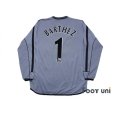 Photo2: Manchester United 2001-2002 Centenario GK Long Sleeve Shirt #1 Barthez  (2)