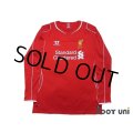 Liverpool 2014-2015 Home Long Sleeve Shirt #8 Gerrard