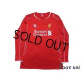 Liverpool 2014-2015 Home Long Sleeve Shirt #8 Gerrard