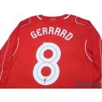 Photo4: Liverpool 2014-2015 Home Long Sleeve Shirt #8 Gerrard