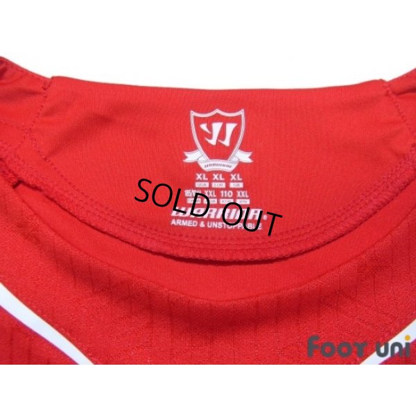 Photo5: Liverpool 2014-2015 Home Long Sleeve Shirt #8 Gerrard