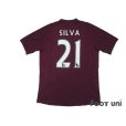 Photo2: Manchester City 2012-2013 Away Shirt #21 Silva w/tags (2)