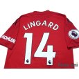 Photo4: Manchester United 2018-2019 Home Authentic Shirt #14 Lingard w/tags (4)