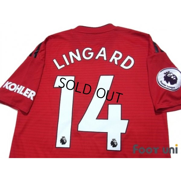 Photo4: Manchester United 2018-2019 Home Authentic Shirt #14 Lingard w/tags