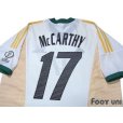 Photo4: South Africa 2002 Home Shirt #17 McCarthy 2002 FIFA World Cup Korea Japan Patch/Badge