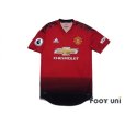 Photo1: Manchester United 2018-2019 Home Authentic Shirt #14 Lingard w/tags (1)