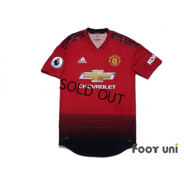 Photo1: Manchester United 2018-2019 Home Authentic Shirt #14 Lingard w/tags
