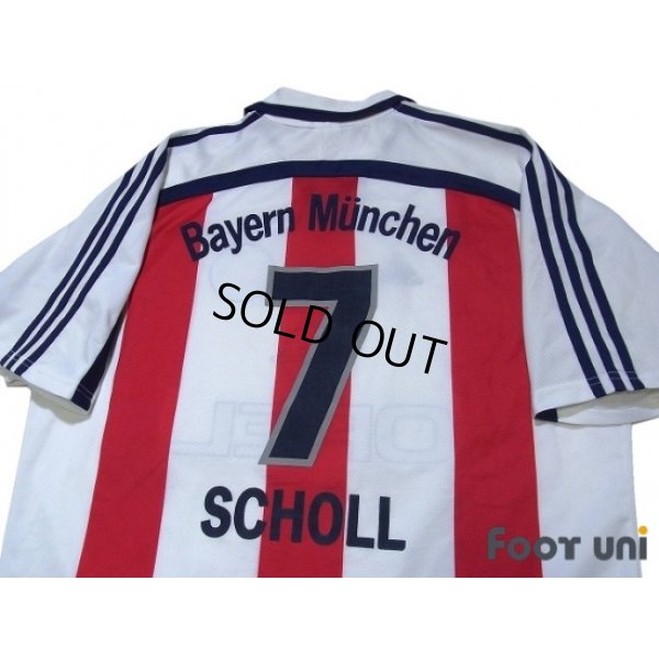 Photo4: Bayern Munchen 2000-2002 Away Shirt #7 Scholl