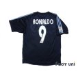 Photo2: Real Madrid 2003-2004 Away Shirt #9 Ronaldo LFP Patch/Badge (2)