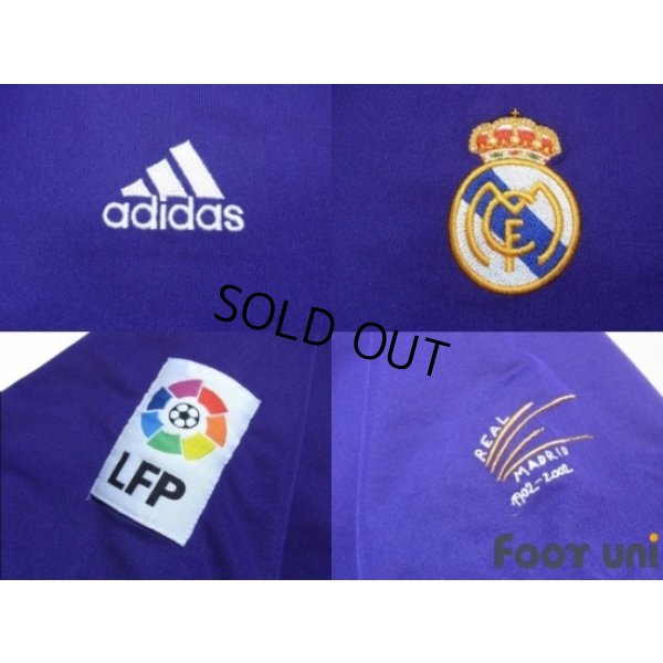 Photo6: Real Madrid 2002-2003 3rd Reversible Shirt LFP Patch/Badge Centenario Embroidery
