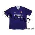 Real Madrid 2002-2003 3rd Reversible Shirt LFP Patch/Badge Centenario Embroidery