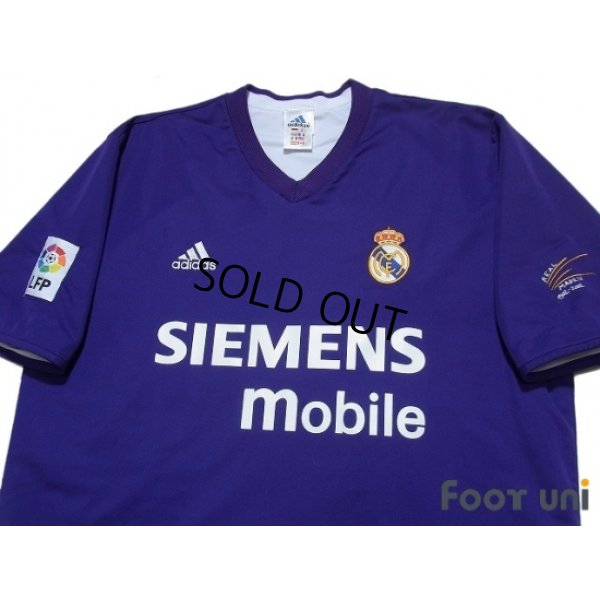 Photo3: Real Madrid 2002-2003 3rd Reversible Shirt LFP Patch/Badge Centenario Embroidery