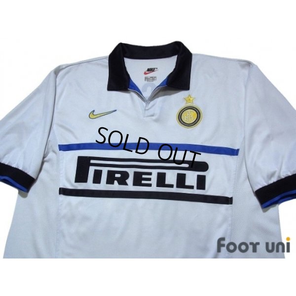 Photo3: Inter Milan 1998-1999 Away Shirt #10 Baggio