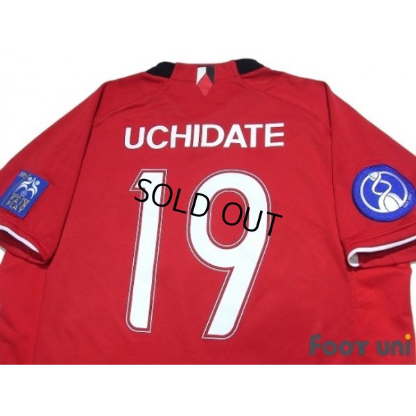 Photo4: Urawa Reds 2008 Home Shirt #19 Hideki Uchidate ACL Patch/Badge AFC Asia For Fair Play Patch/Badge