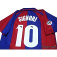 Photo4: Bologna 1998-2000 Home Shirt #10 Signori Lega Calcio Patch/Badge (4)