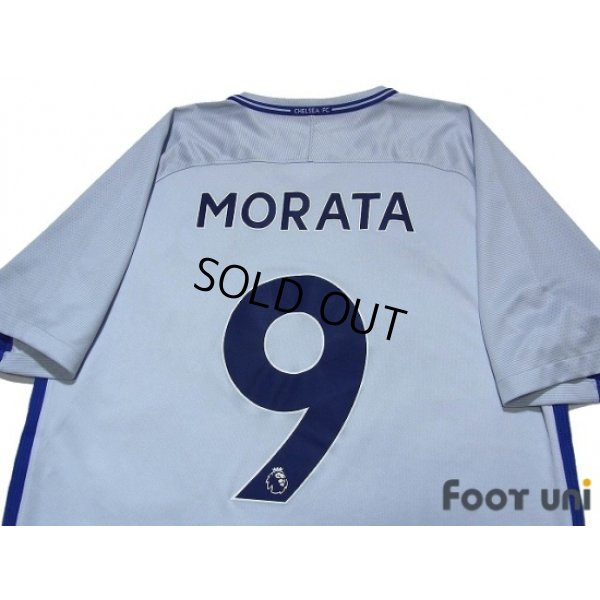 Photo4: Chelsea 2017-2018 Away Shirt #9 Morata