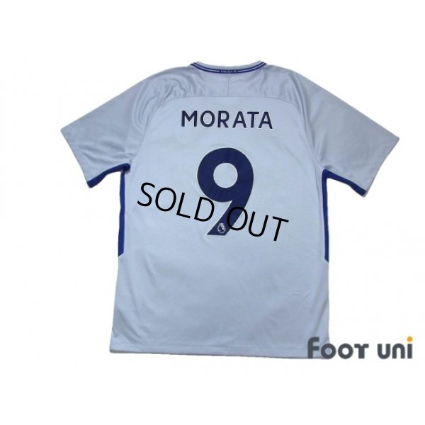 Photo2: Chelsea 2017-2018 Away Shirt #9 Morata