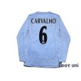 Photo2: Chelsea 2005-2006 Away Long Sleeve Shirt #6 Carvalho (2)