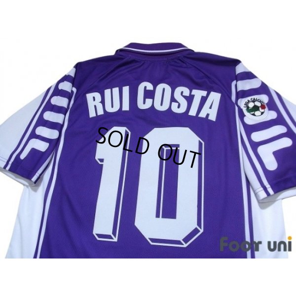 Photo4: Fiorentina 1999-2000 Home Shirt #10 Rui Costa Lega Calcio Patch/Badge