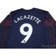 Photo4: Arsenal 2018-2019 Away Long Sleeve Shirt #9 Lacazette