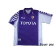 Photo1: Fiorentina 1999-2000 Home Shirt #10 Rui Costa Lega Calcio Patch/Badge (1)