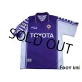 Fiorentina 1999-2000 Home Shirt #10 Rui Costa Lega Calcio Patch/Badge