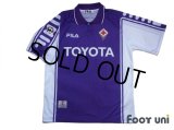 Fiorentina 1999-2000 Home Shirt #10 Rui Costa Lega Calcio Patch/Badge