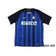 Photo1: Inter Milan 2017-2018 Home Shirt #77 Brozovic (1)