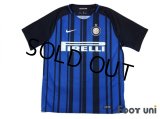 Inter Milan 2017-2018 Home Shirt #77 Brozovic